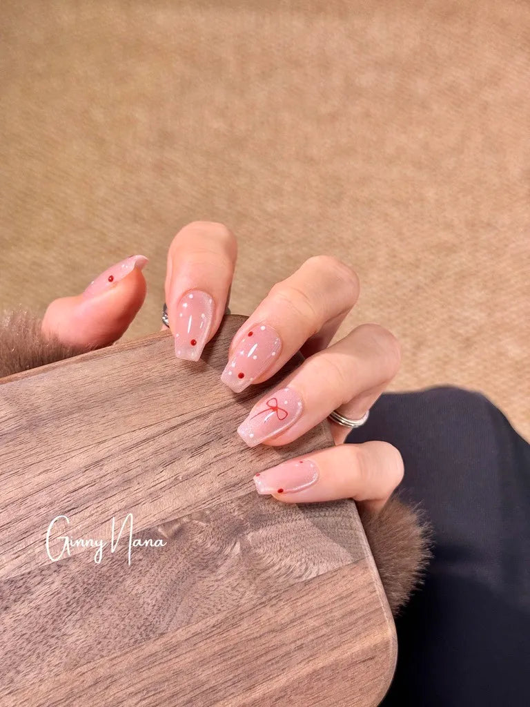 Crystal Pink Polka Dots